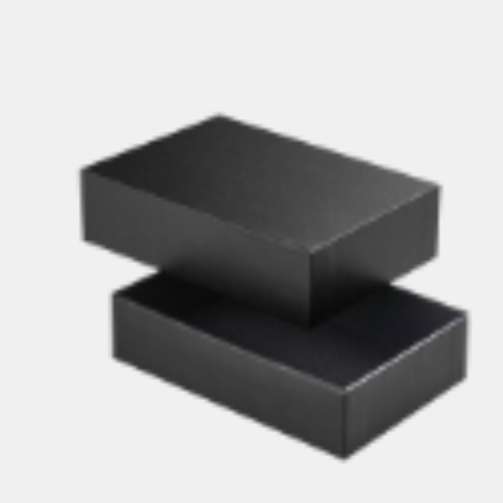 Black Photo Album Box Square 8x8''
